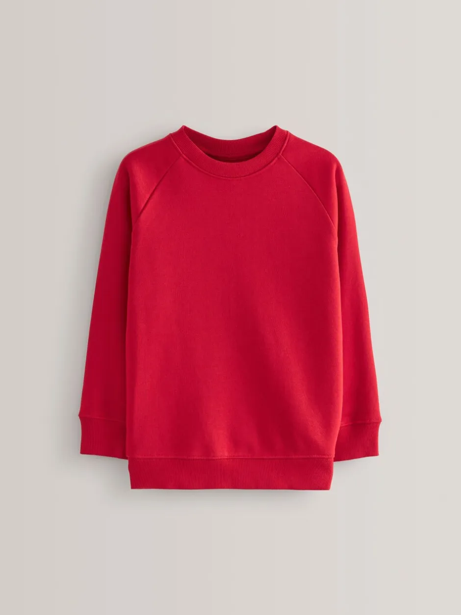 Schoolkleding|Schoolkleding|Next Rood - Schoolsweater met ronde hals (3-17jr)