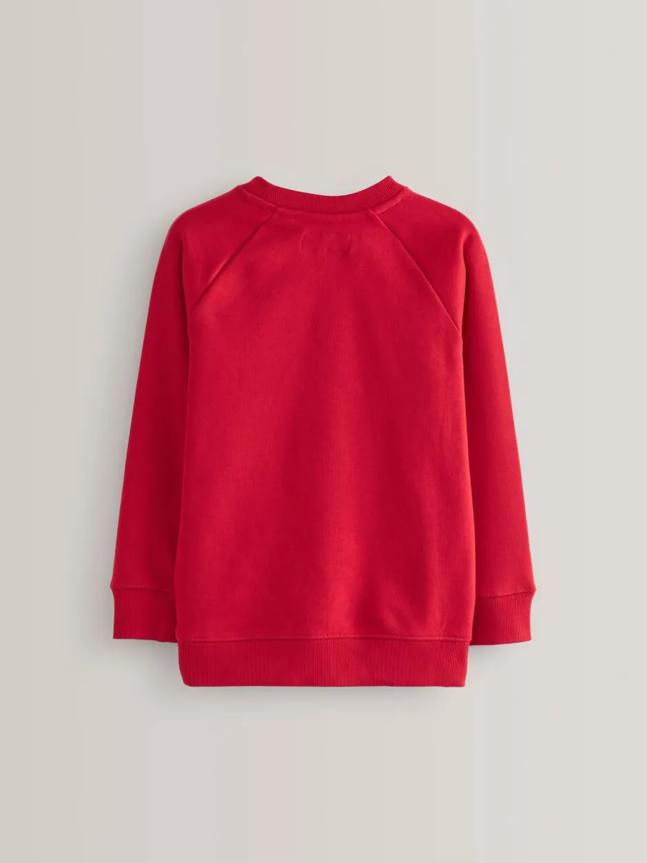 Schoolkleding|Schoolkleding|Next Rood - Schoolsweater met ronde hals (3-17jr)