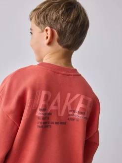 Joggingbroeken|Sweaters En Hoody´S|Baker by Ted Baker - set van sweatshirt en cargojoggingbroek Rood