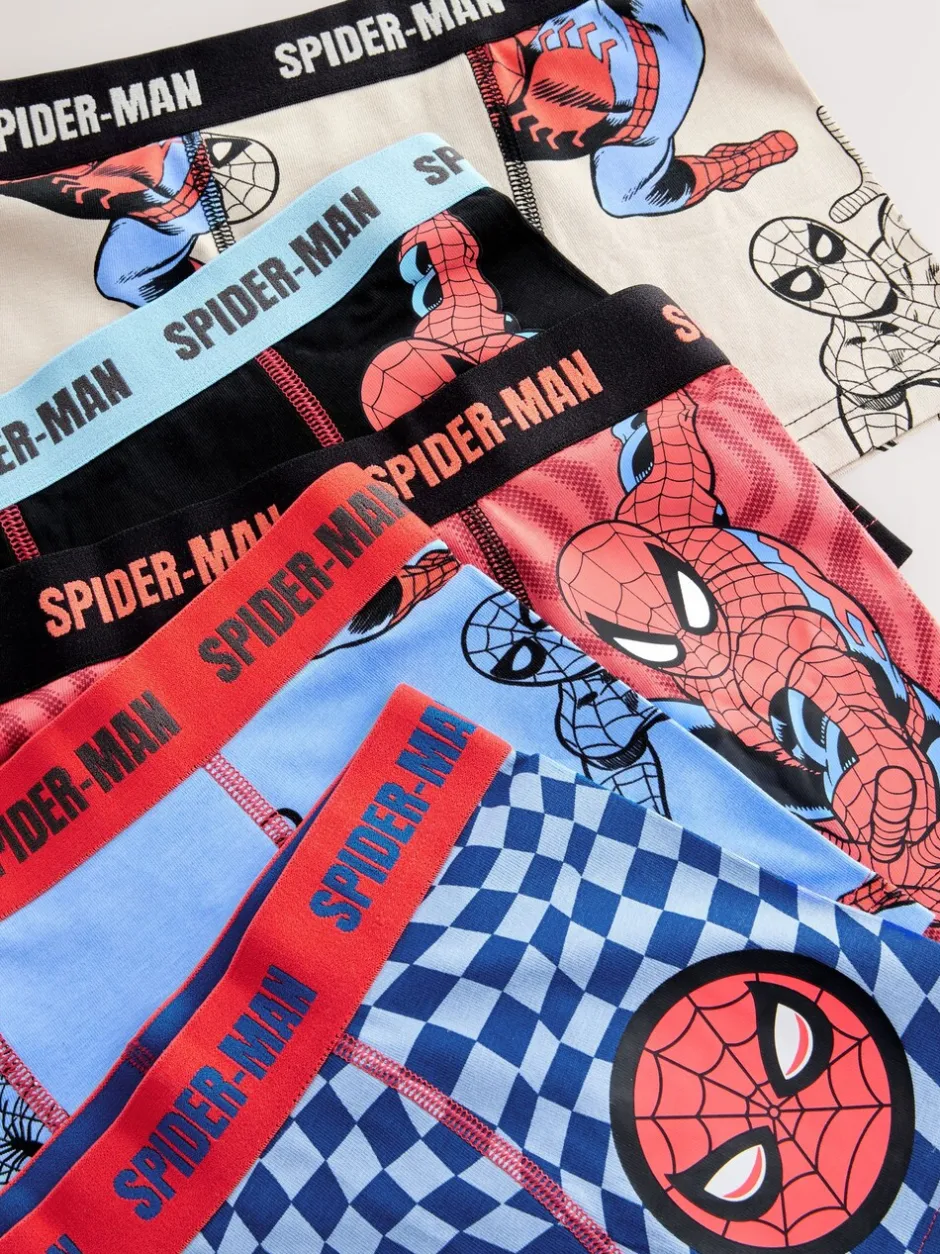 Ondergoed*Next Rood - Spiderman Trunks verpakking van 5 (1.5-10jr)