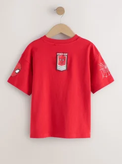 T-Shirts|Tops*Next - Spiderman T-shirt met korte mouwen (3-16jr) Rood