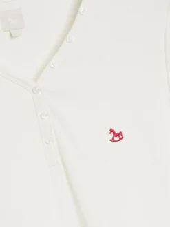 Pyjama's|The Little Tailor - kerstpyjama voor heren met rendier en fairisle-patroon Rood