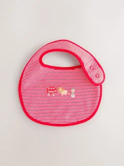 Slabbetjes|Next Rood - Verpakking met 3 babyslabbetjes