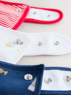 Slabbetjes|Next Rood - Verpakking met 3 babyslabbetjes