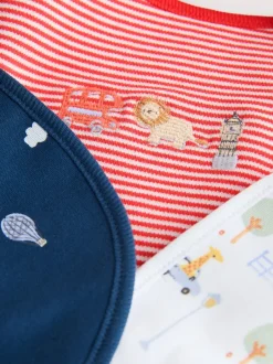 Slabbetjes|Next Rood - Verpakking met 3 babyslabbetjes