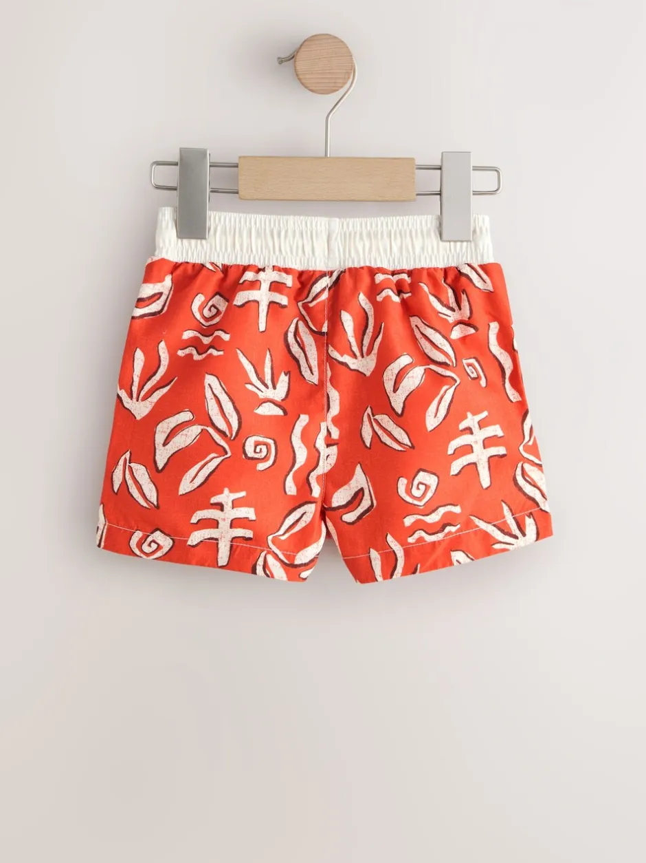 Badkleding|Badkleding*Next - Zwemshort met print (3 mnd-7 jr) Rood