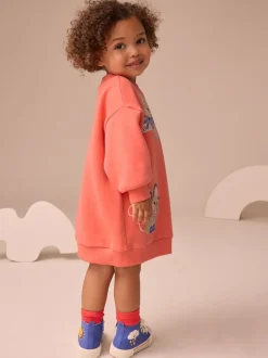 Truien En Breisels|Jurken|Next - Relaxte sweaterjurk (3mnd-7jr) Rood figuurtjes