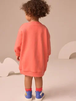 Truien En Breisels|Jurken|Next - Relaxte sweaterjurk (3mnd-7jr) Rood figuurtjes
