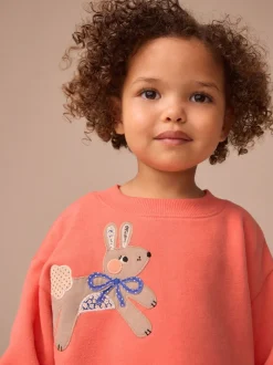 Truien En Breisels|Jurken|Next - Relaxte sweaterjurk (3mnd-7jr) Rood figuurtjes