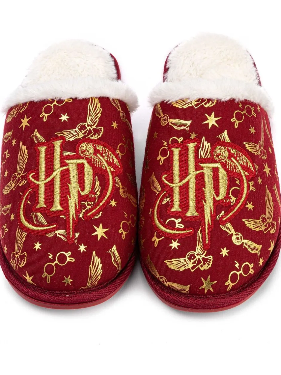 Pantoffels|Vanilla Underground - Fluffy Slippers Rood Harry Potter