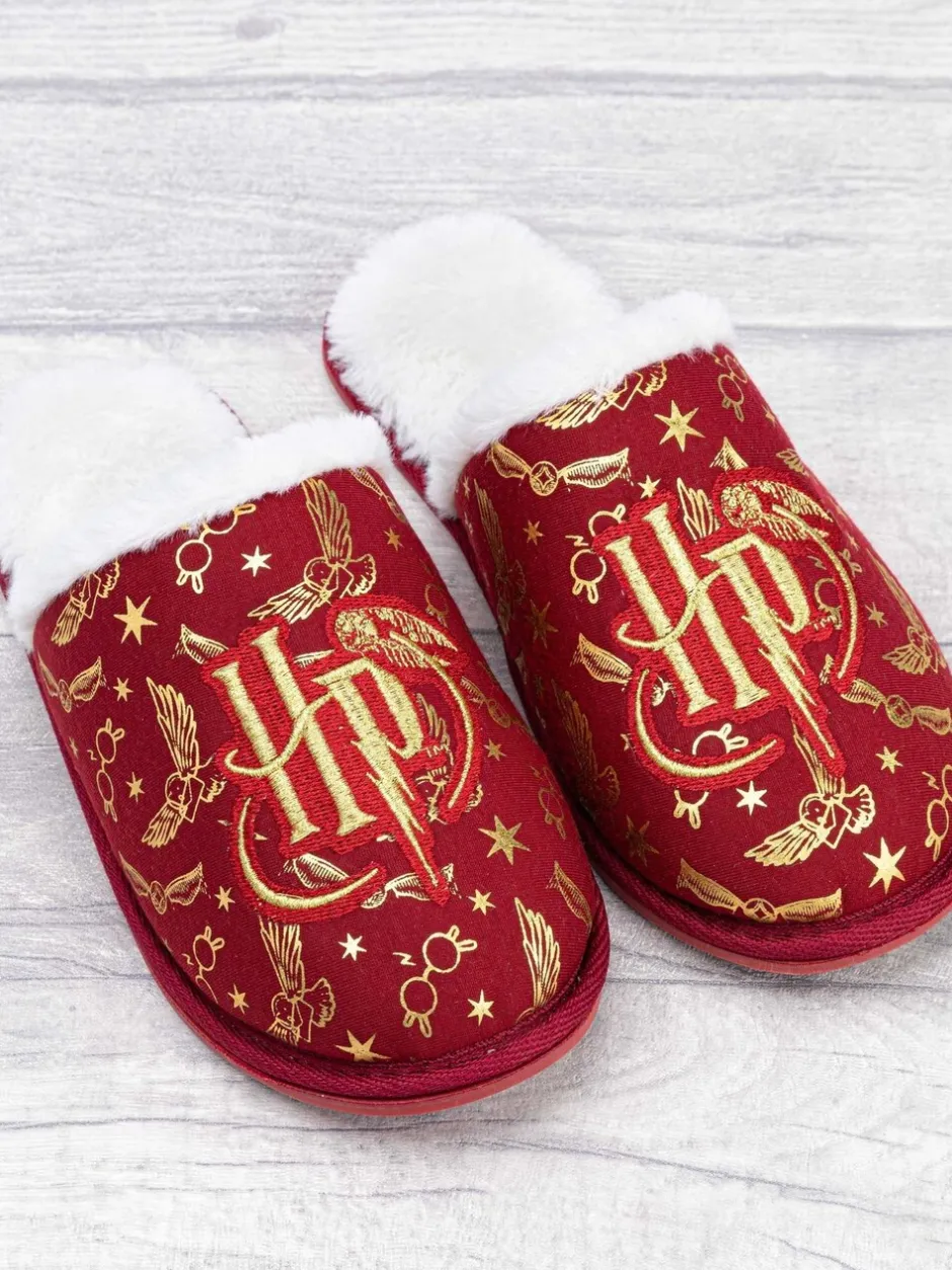 Pantoffels|Vanilla Underground - Fluffy Slippers Rood Harry Potter