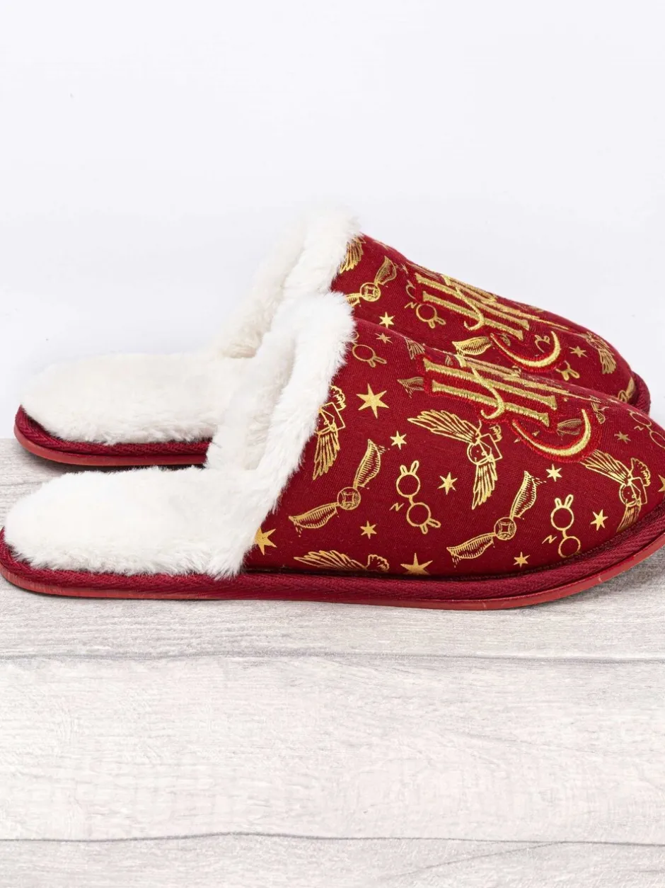 Pantoffels|Vanilla Underground - Fluffy Slippers Rood Harry Potter