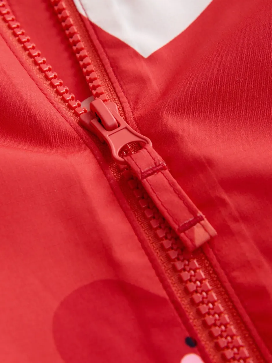 Jassen, Jacks En Kinderwagenpakjes|Jassen En Jacks*Next - Waterbestendig regenpak met print (6 mnd-7 jr) Rood met hartjesprint
