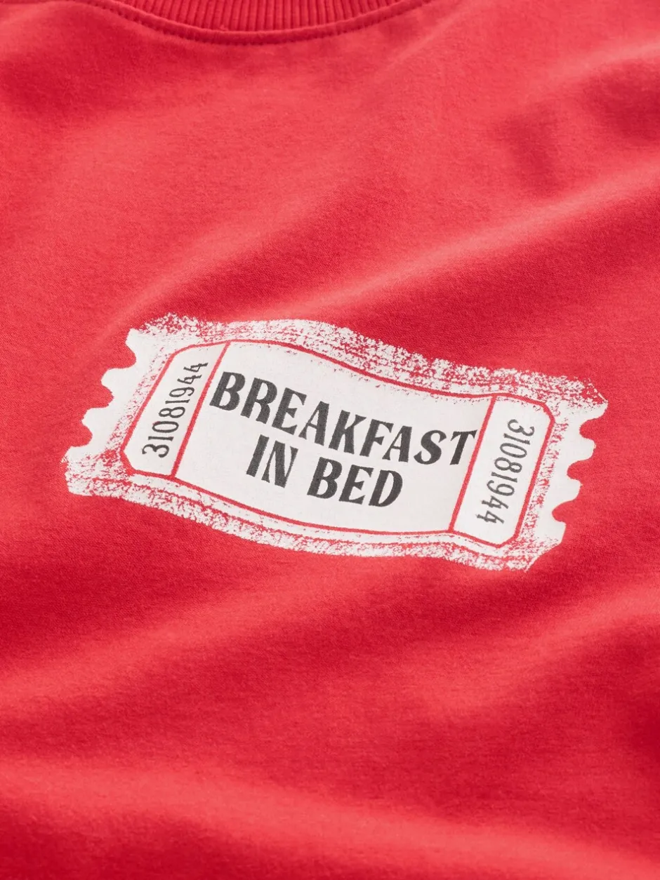 Pyjama's|Alle Nacht- En Loungekleding|Next Rood met print - Pyjama met korte mouwen
