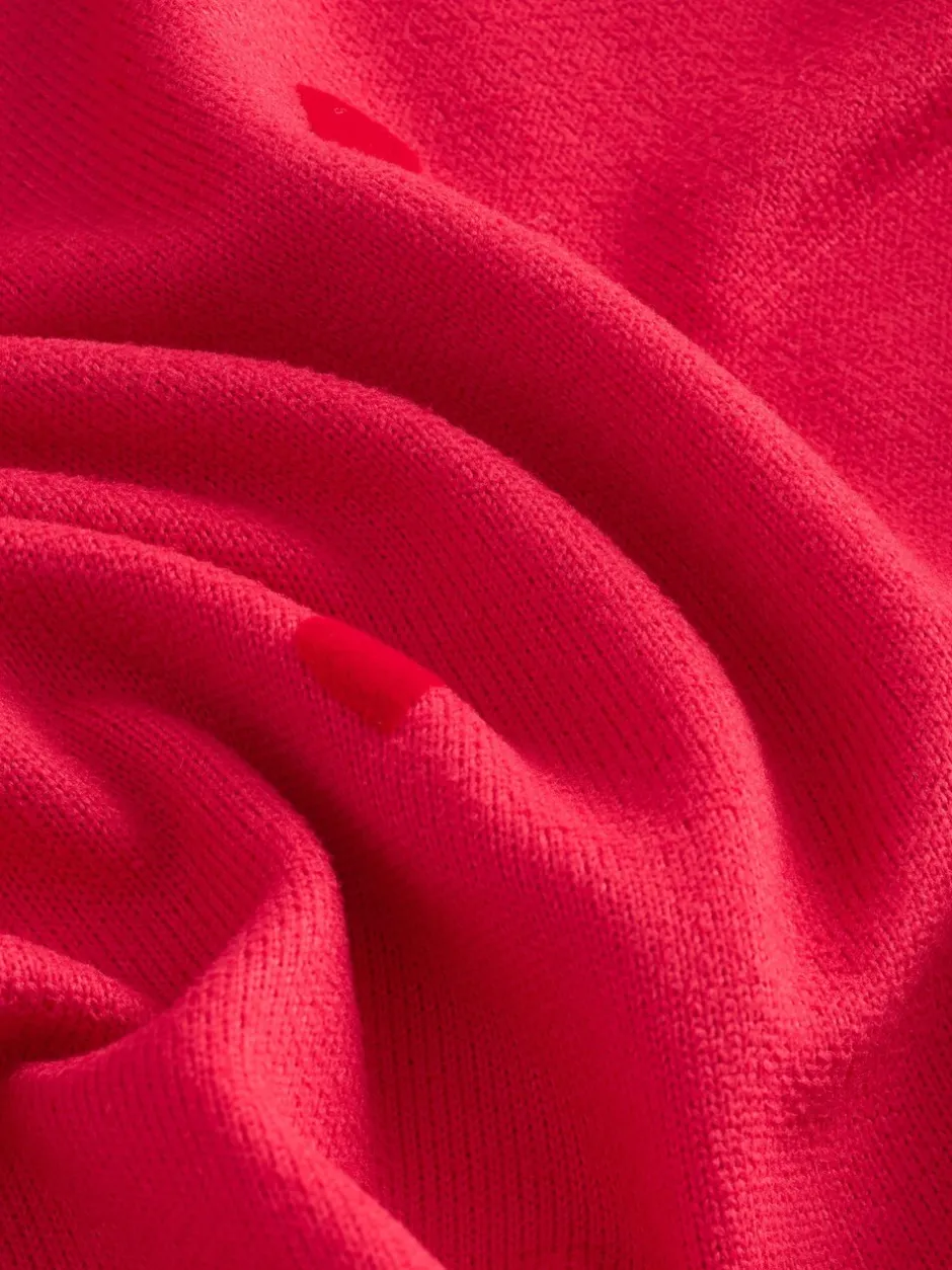 Pyjama's|Loungewear|Next - Zachte pyjama met lange mouwen en hartjesprint Rood met sterren