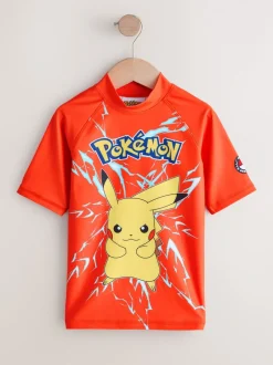 Badkleding|Next Rood Pokemon - Surfhemdje (3-16 jr)