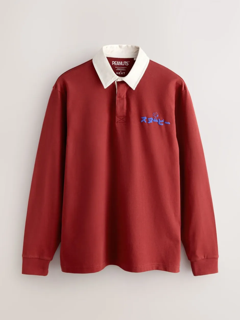 T-Shirts En Hemden|Next Rood Snoopy - Rugbyshirt