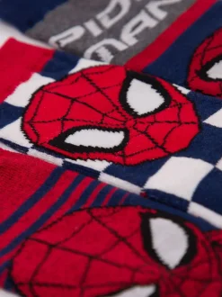 Sokken|Vanilla Underground - set van 6 paar Character jongenssokken Rood Spider-Man™
