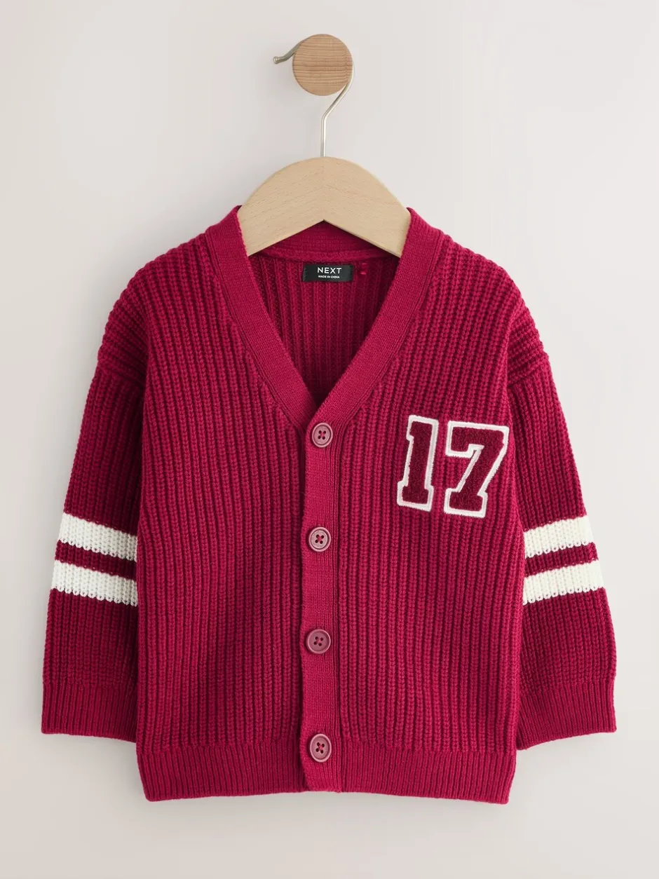 Truien En Breisels|Next Rood varsity - Vest met figuurtjes (3mnd-7jr)