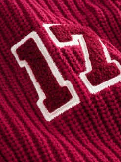 Truien En Breisels|Next Rood varsity - Vest met figuurtjes (3mnd-7jr)