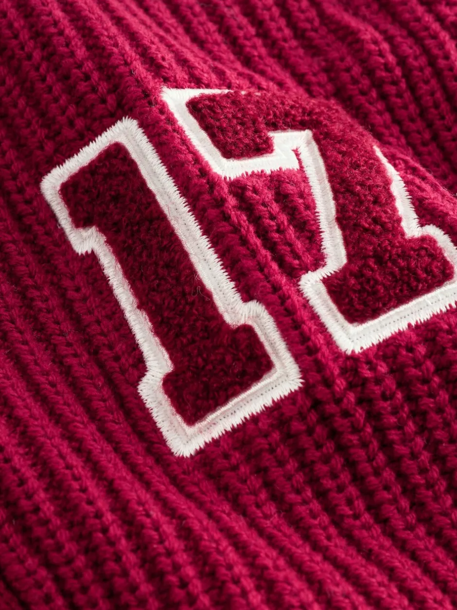 Truien En Breisels|Next Rood varsity - Vest met figuurtjes (3mnd-7jr)