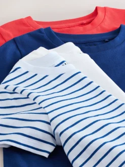 T-Shirts|Next - T-shirts 4 Pack (3-16jr) Rood/blauw