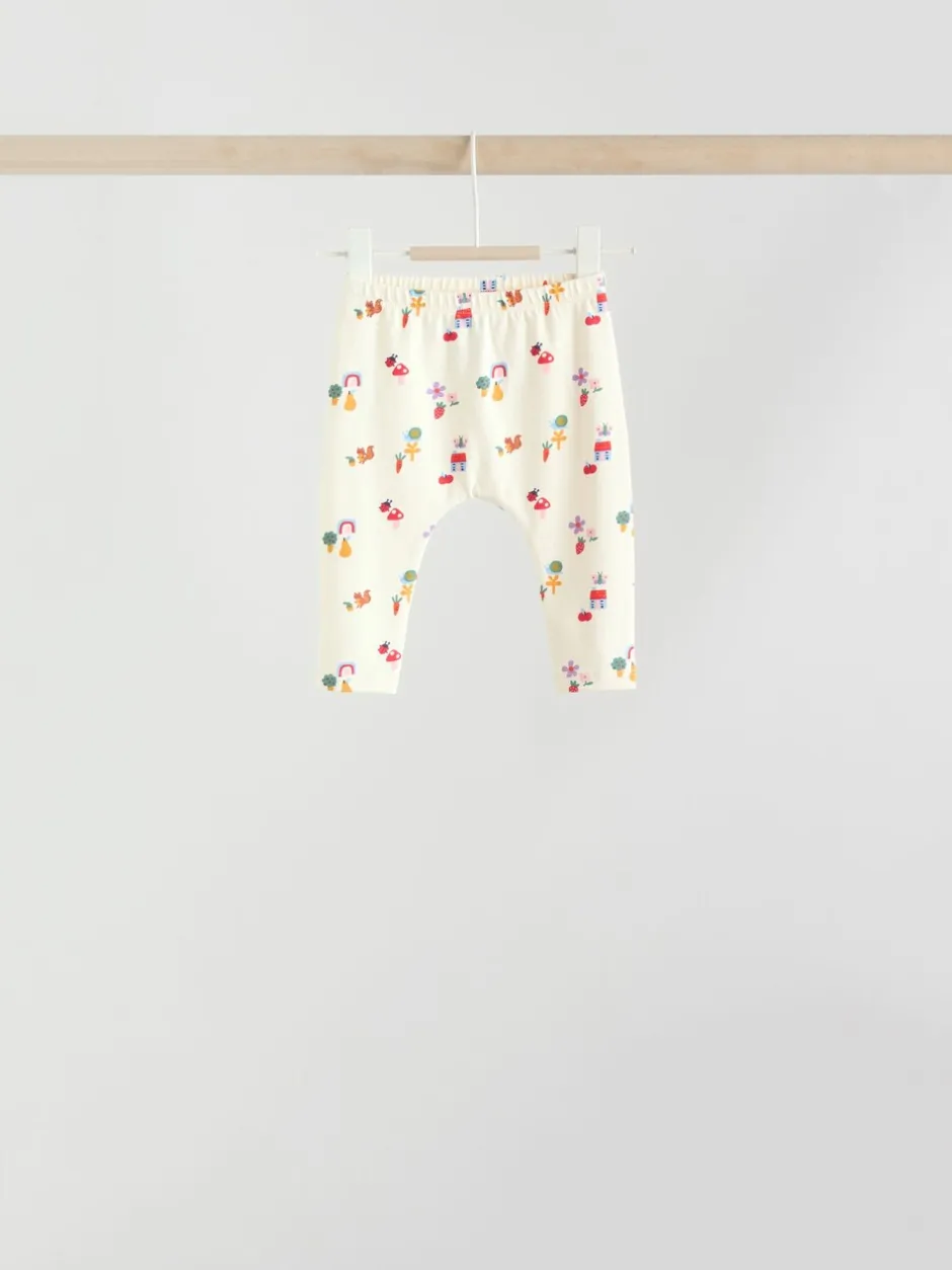 Tops|Sets En Combisets|Next Rood/blauw/crème - 6 -delige set van top met lange mouwen en leggings (0mnd -3jr)