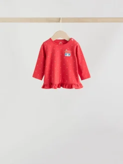 Tops|Sets En Combisets|Next Rood/blauw/crème - 6 -delige set van top met lange mouwen en leggings (0mnd -3jr)