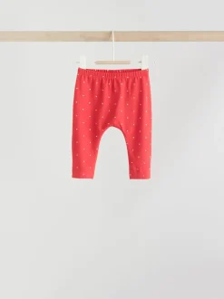 Tops|Sets En Combisets|Next Rood/blauw/crème - 6 -delige set van top met lange mouwen en leggings (0mnd -3jr)
