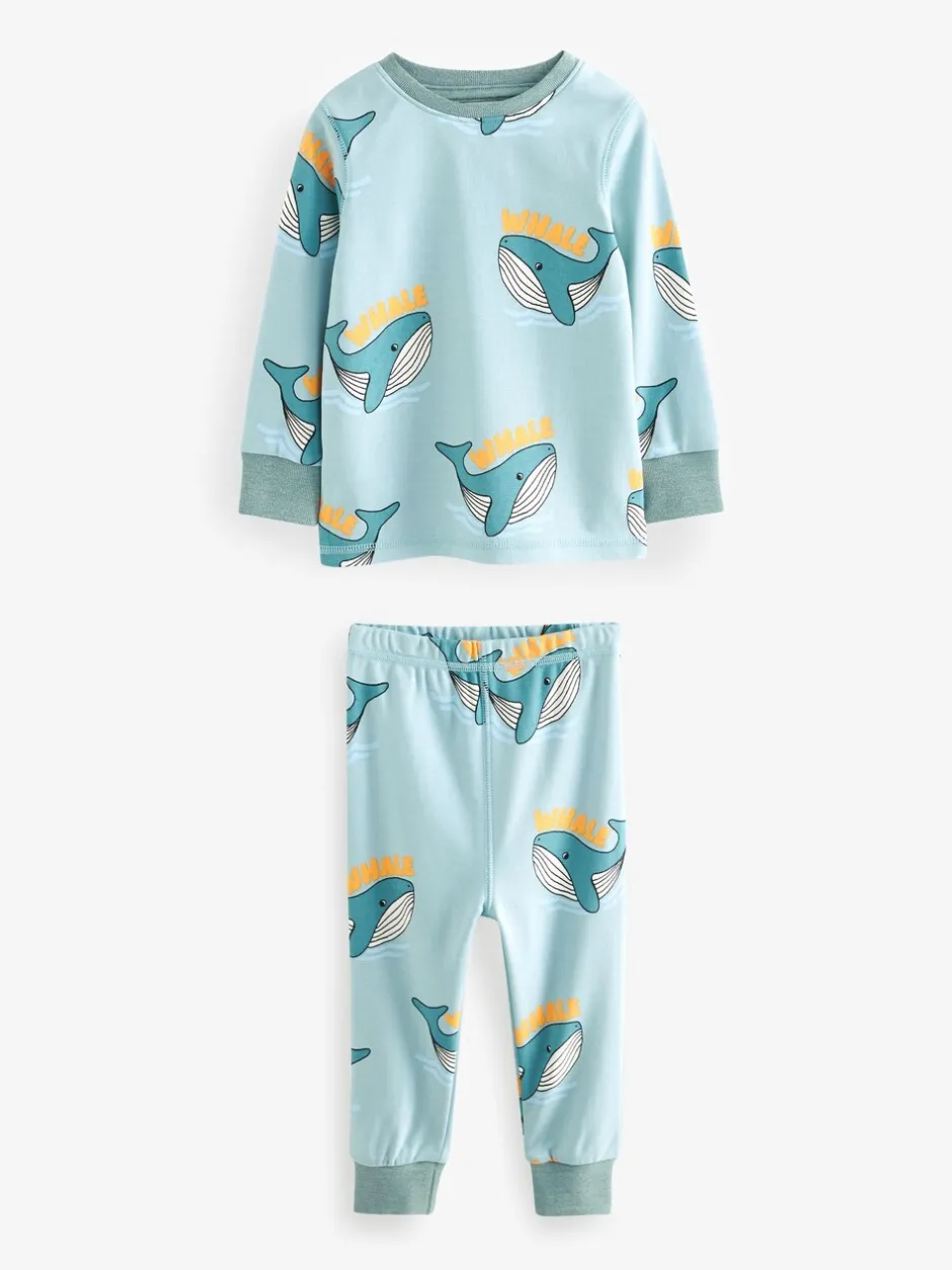 Pyjama's|Nachtkleding En Pyjama's|Next Rood/blauw/neutraal dierenprint - Verpakking van 3 knusse pyjama's (9 mnd-10 jr)