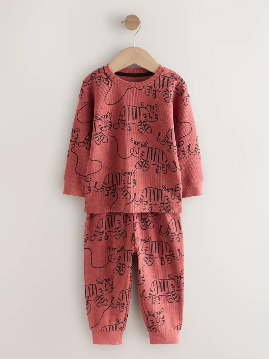 Multipacks|Pyjama's|Next Rood/blauw/paars - Oversized fit Pyjamas 3 Pack (9mths-10yrs)