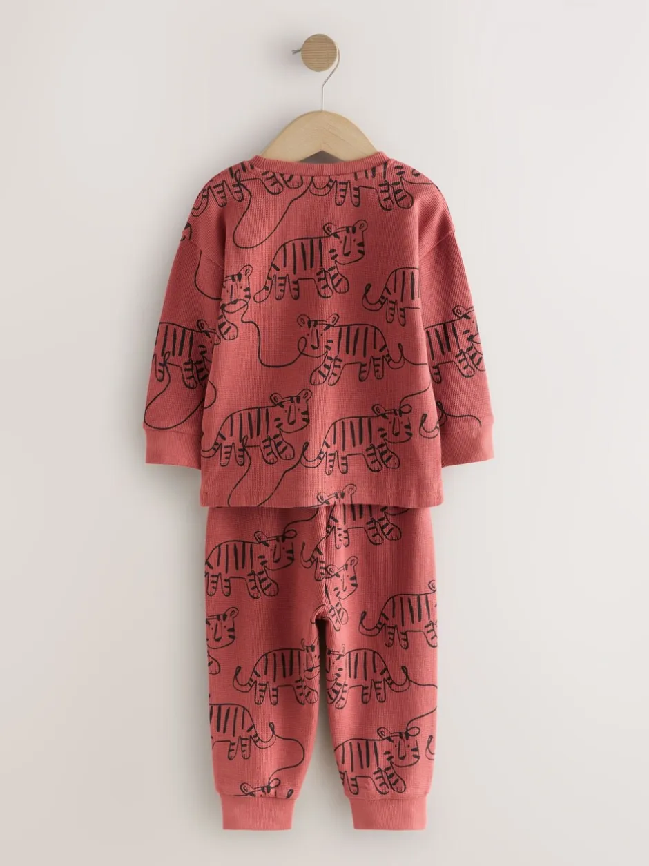 Multipacks|Pyjama's|Next Rood/blauw/paars - Oversized fit Pyjamas 3 Pack (9mths-10yrs)