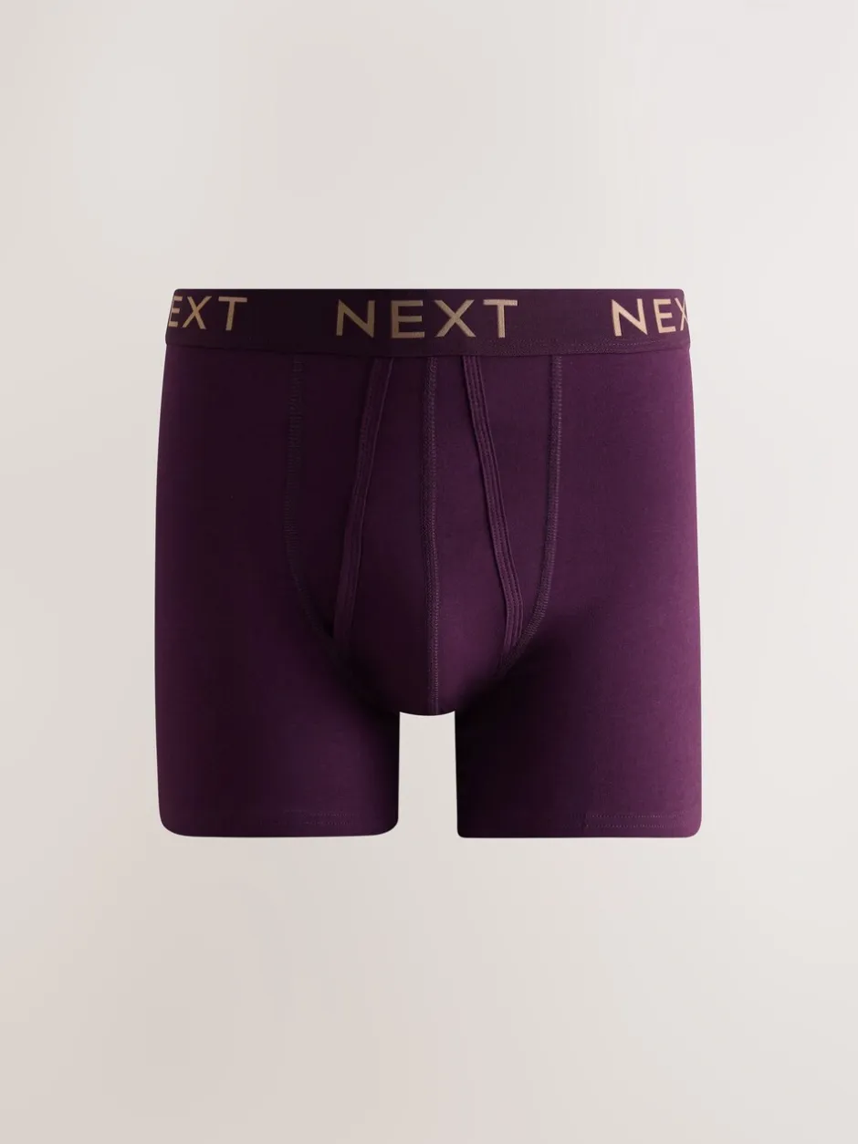 Ondergoed|Ondergoed*Next - Verpakking van 5 - Boxershorts met A-voorkant Rood/Blauw/Paars Rijk