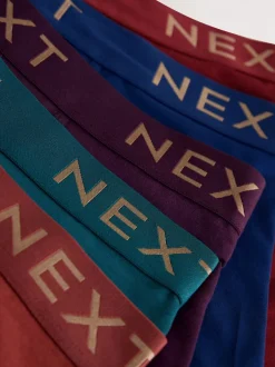 Ondergoed|Ondergoed*Next - Verpakking van 5 - Boxershorts met A-voorkant Rood/Blauw/Paars Rijk