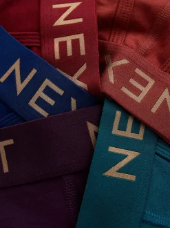Ondergoed|Ondergoed*Next - Verpakking van 5 - Boxershorts met A-voorkant Rood/Blauw/Paars Rijk