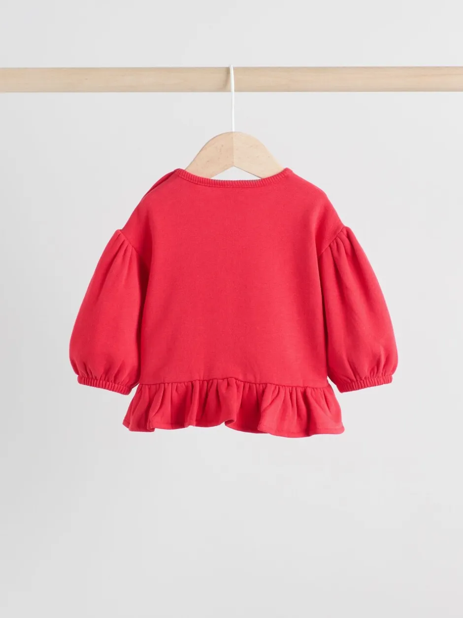 Sets En Combisets|Truien En Breisels|Next - Baby Strik Sweater en Leggings Set 2 Pieces (0mnd-2jr) Rood/crèmekleurig