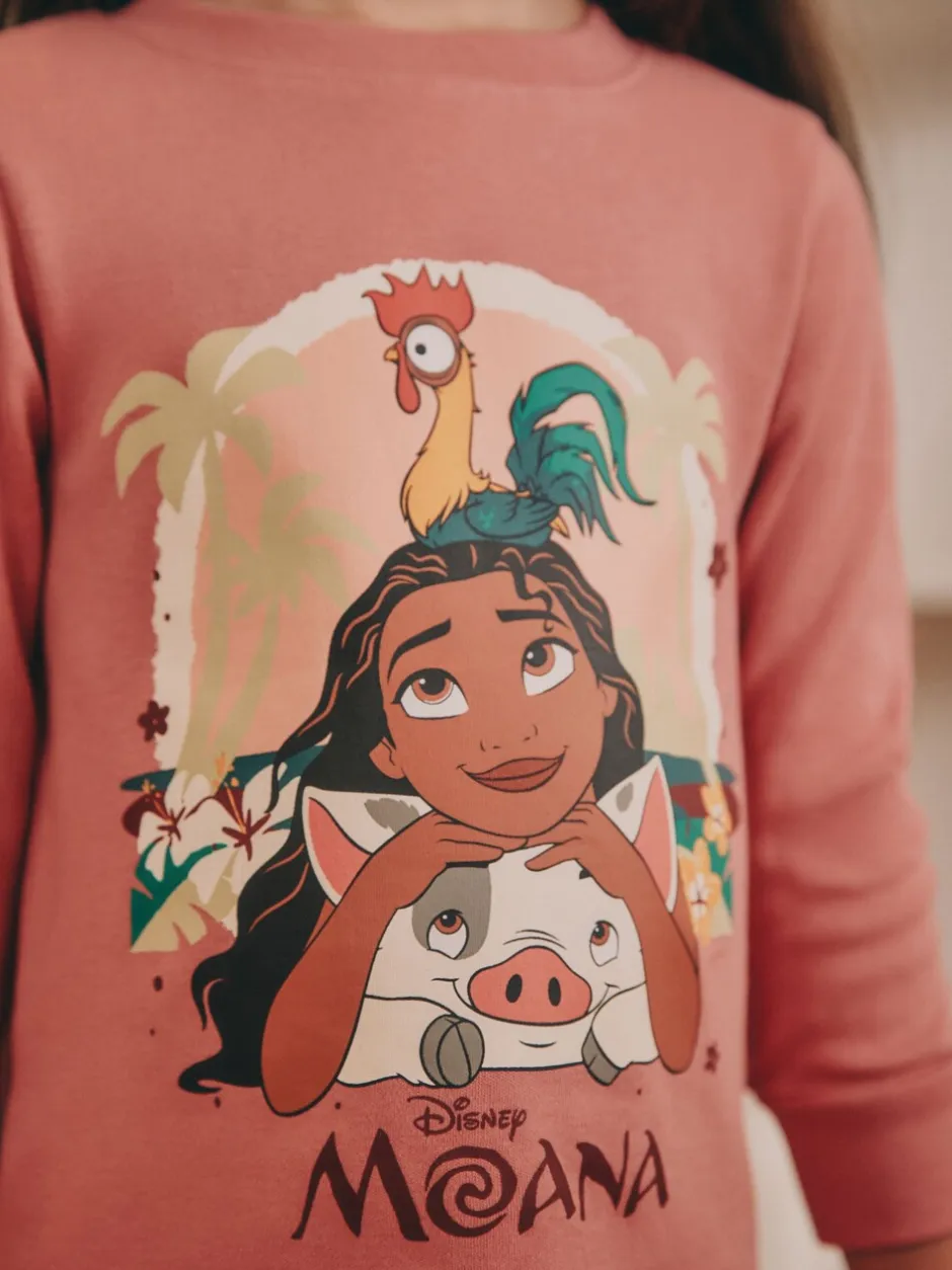 Nachtkleding En Pyjama's|Pyjama's|Next Rood/ecru - Moana Snuggle Pyjamas 2 Pack (9mths-10yrs)