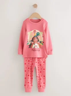 Nachtkleding En Pyjama's|Pyjama's|Next Rood/ecru - Moana Snuggle Pyjamas 2 Pack (9mths-10yrs)