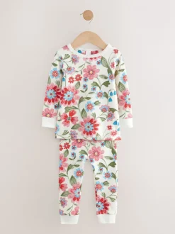 Nachtkleding En Pyjama's|Pyjama's*Next - Verpakking van 3 knusse pyjama's (9 mnd-10 jr) Rood/groen met bloemenprint