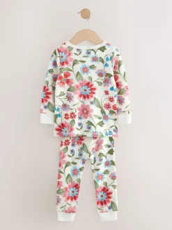 Nachtkleding En Pyjama's|Pyjama's*Next - Verpakking van 3 knusse pyjama's (9 mnd-10 jr) Rood/groen met bloemenprint