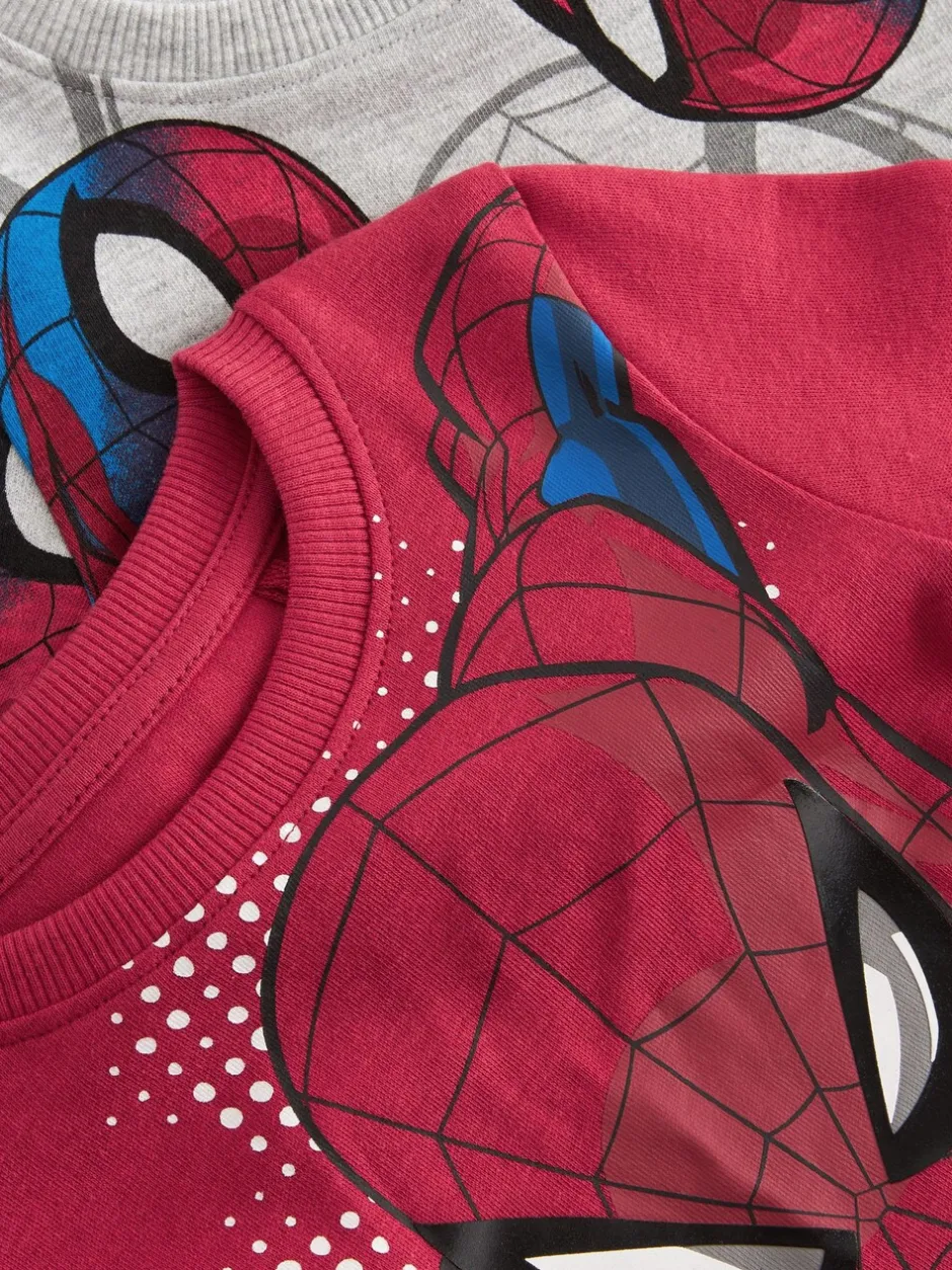 Pyjama's|Nachtkleding En Pyjama's*Next Rood/marineblauw Spiderman - Verpakking van 2 knusse pyjama's (12 mnd-10 jr)
