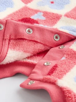 Truien En Breisels|Sweaters En Hoody´S|Next - 2 -delige Set van Fleece Tops en Leggings voor Baby''s (0mnd-2jr) Rood/paars geruit