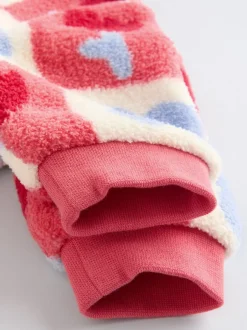 Truien En Breisels|Sweaters En Hoody´S|Next - 2 -delige Set van Fleece Tops en Leggings voor Baby''s (0mnd-2jr) Rood/paars geruit