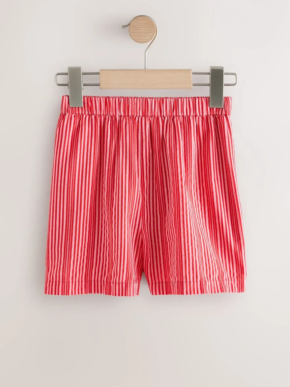 Shorts En Rokken|Next - Korte broek met strepen (3-16jaar) Rood/roze