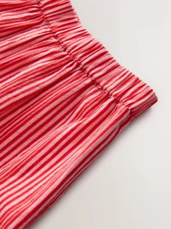 Shorts En Rokken|Next - Korte broek met strepen (3-16jaar) Rood/roze