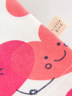 Jurken|Jurken|Little Bird by Jools Oliver Rood/roze - Skater Sweatjurk