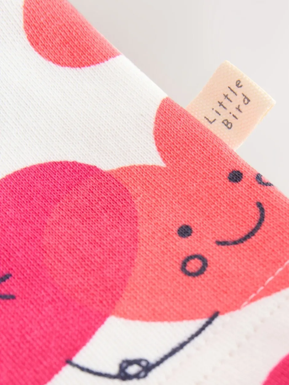 Jurken|Jurken|Little Bird by Jools Oliver Rood/roze - Skater Sweatjurk