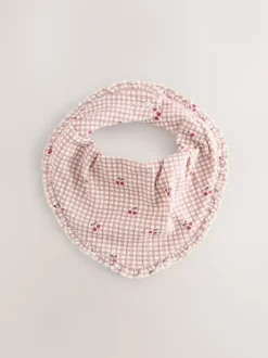 Slabbetjes*Next - Verpakking met 3 babyslabbetjes Rood/roze