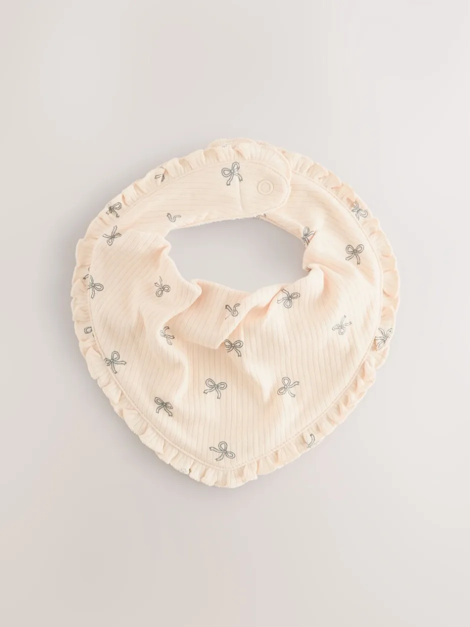 Slabbetjes*Next - Verpakking met 3 babyslabbetjes Rood/roze