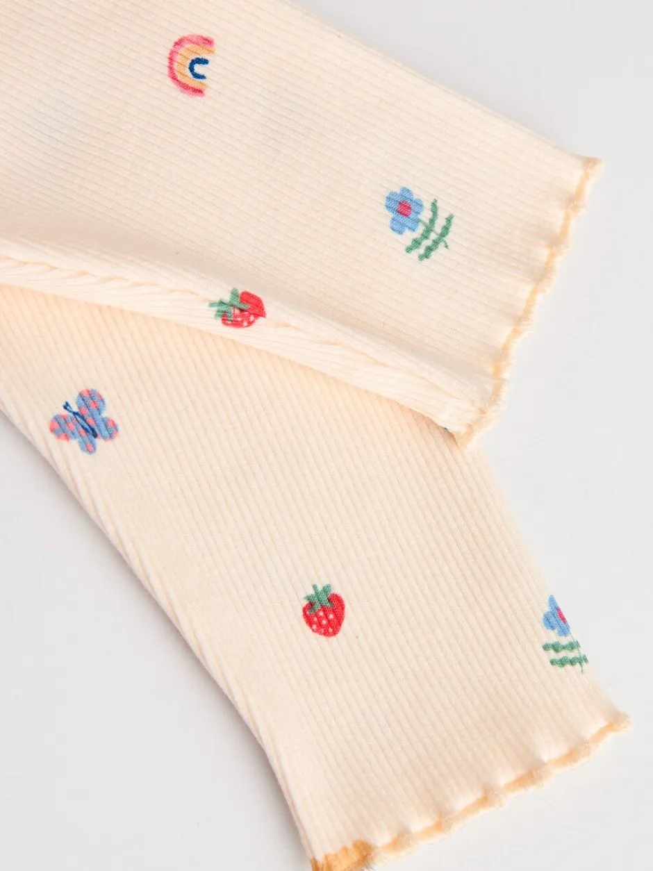 Tops|Tops|Next - 2 -delige babyset van top en legging (0mnd -2jr) Roomkleurig met vrolijke figuurtjes